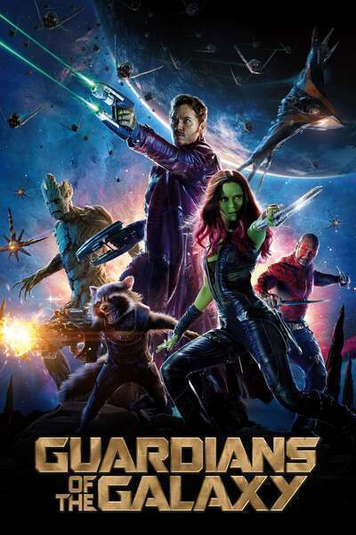 Guardians of the Galaxy Hindi Dubbed Movie Poster (2014)
