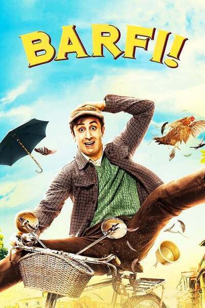 Barfi! Hindi Dubbed Movie Poster (2012)