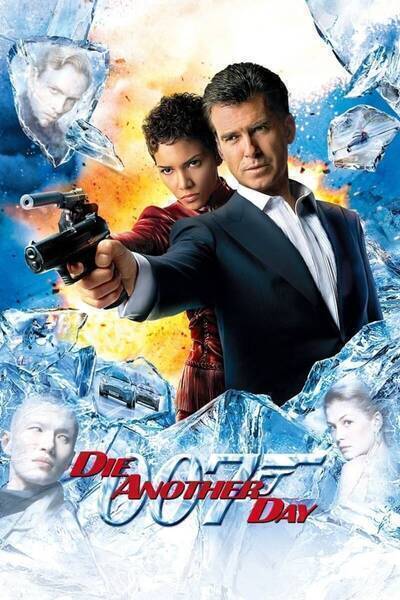 Die Another Day Hindi Dubbed Movie Poster (2002)