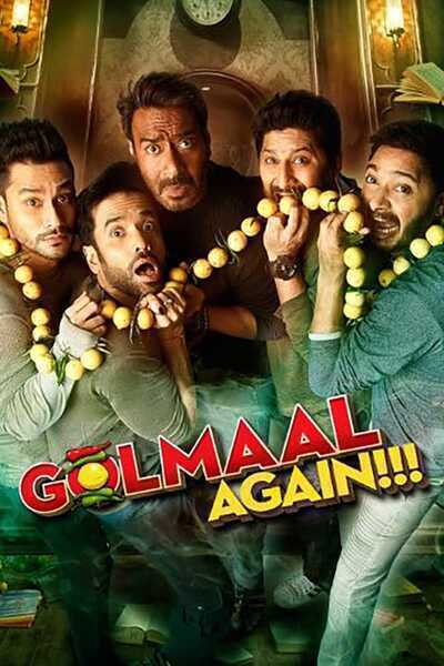 Golmaal Again Hindi Dubbed Movie Poster (2017)