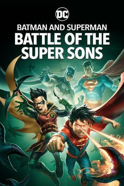 Batman and Superman: Battle of the Super Sons Hindi Dubbed Movie Poster (2022)