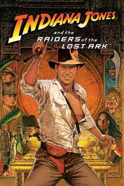 Raiders of the Lost Ark Hindi Dubbed Movie Poster (1981)