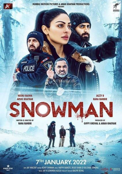 Snowman Hindi Dubbed Movie Poster (2022)