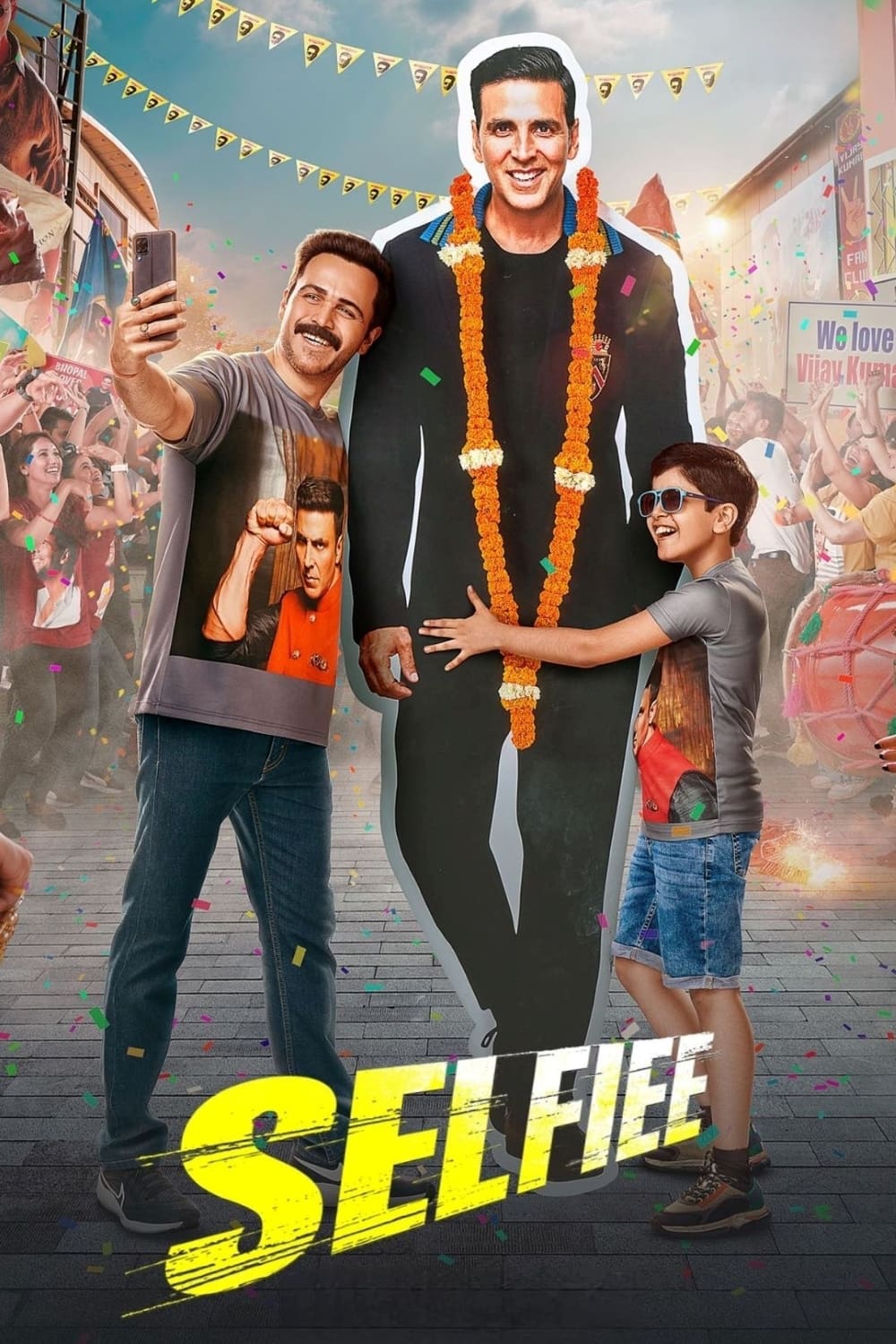 Selfiee Hindi Dubbed Movie Poster (2023)