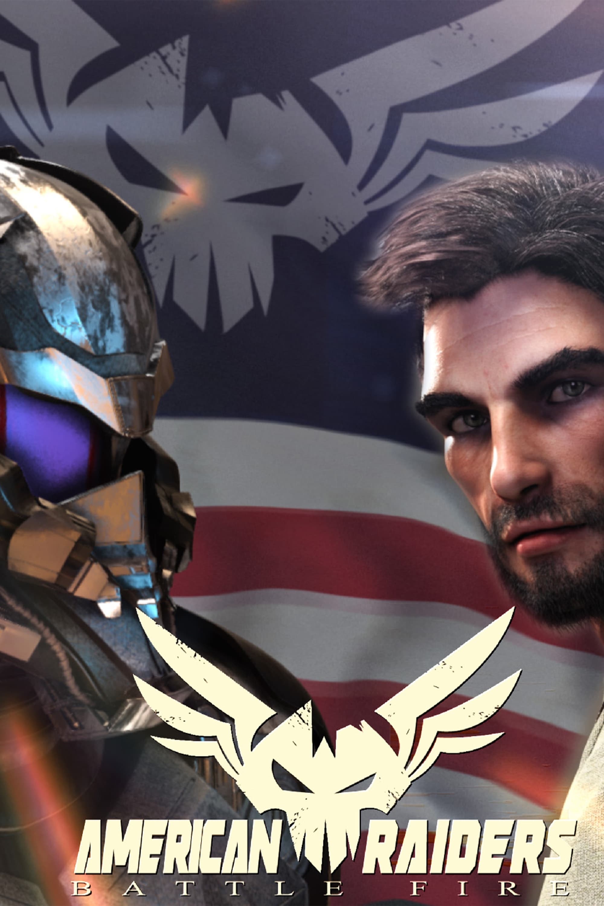 American Raiders Battle Fire Hindi Dubbed Movie Poster (2022)