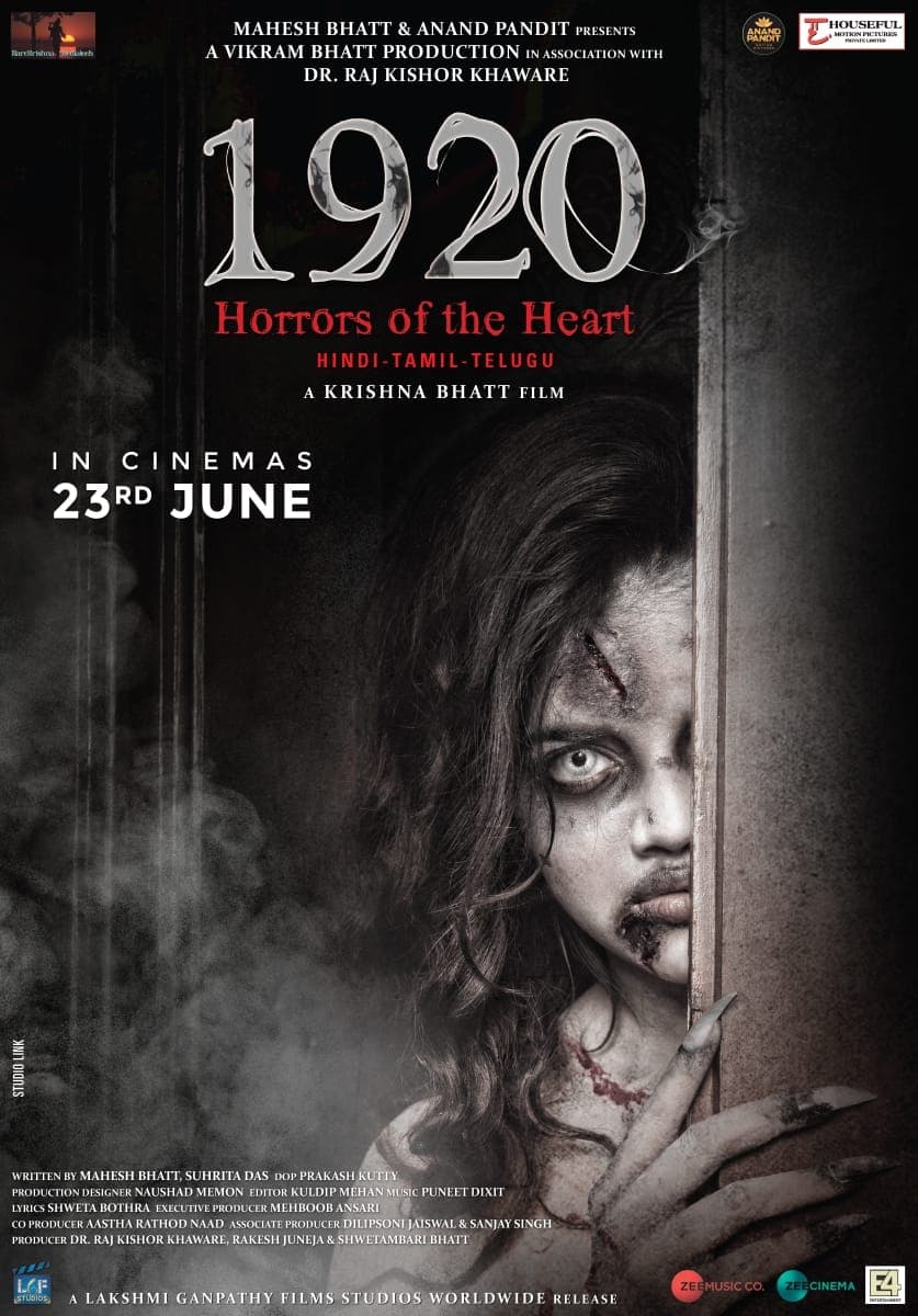1920 Horrors of the Heart Hindi Dubbed Movie Poster (2023)
