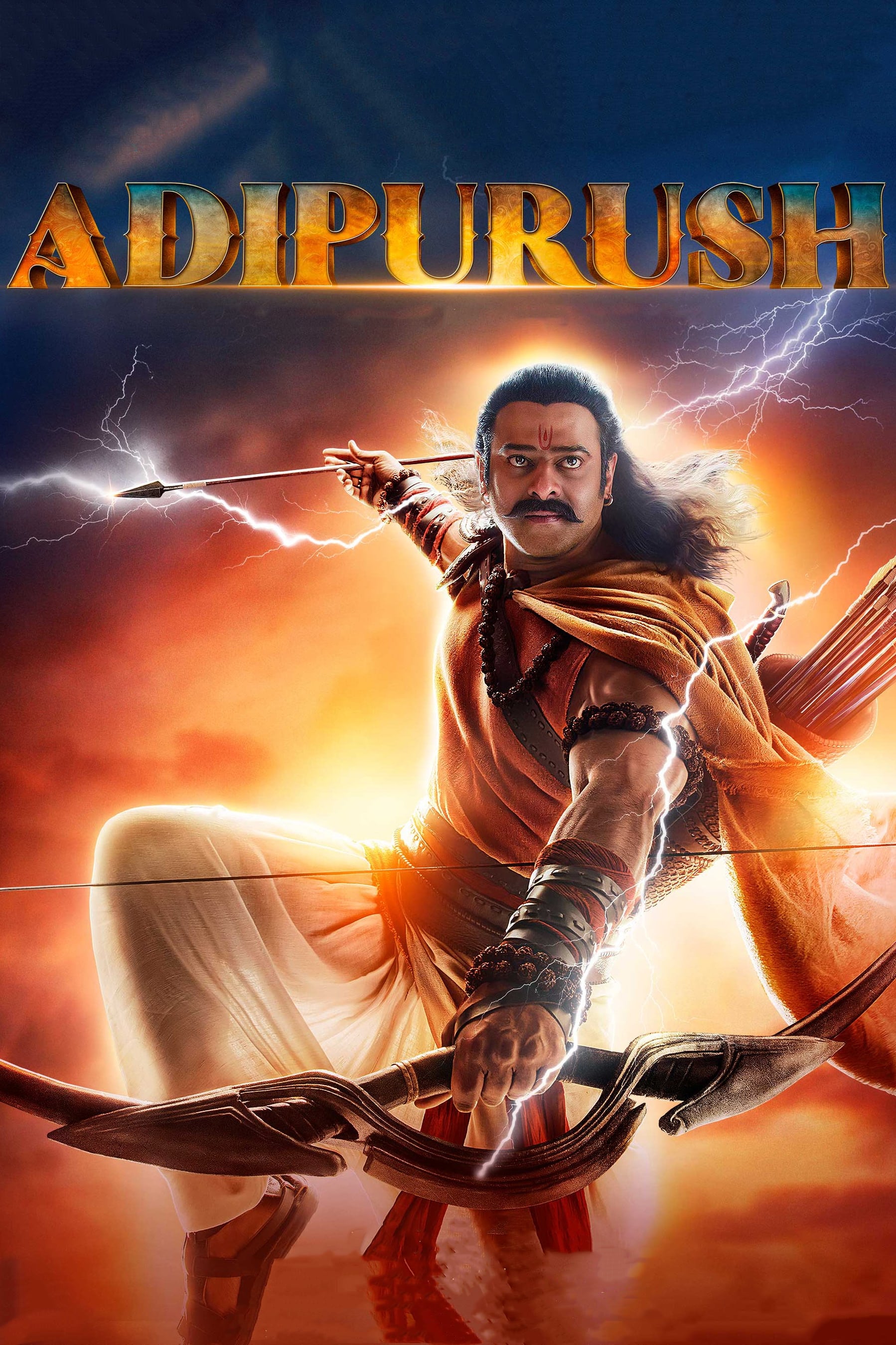 Adipurush Hindi Dubbed Movie Poster (2023)