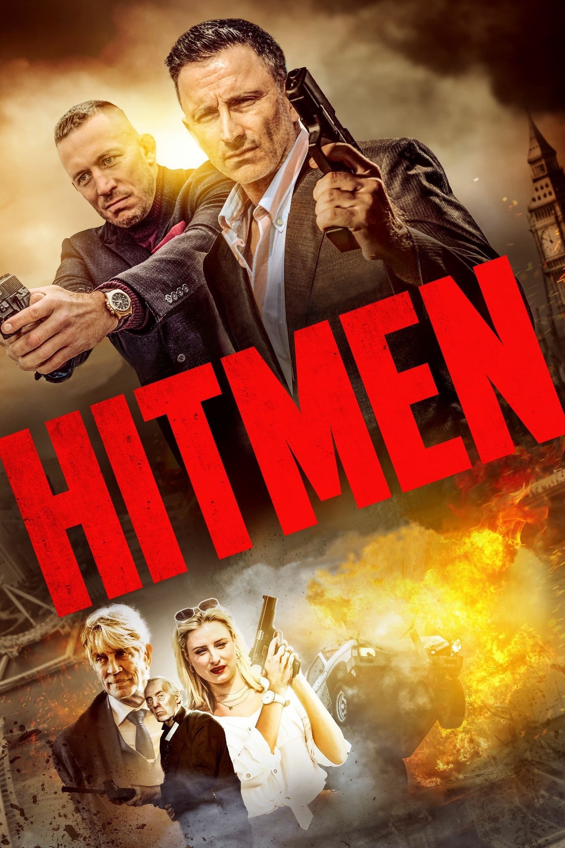 Hitmen Hindi Dubbed Movie Poster (2023)