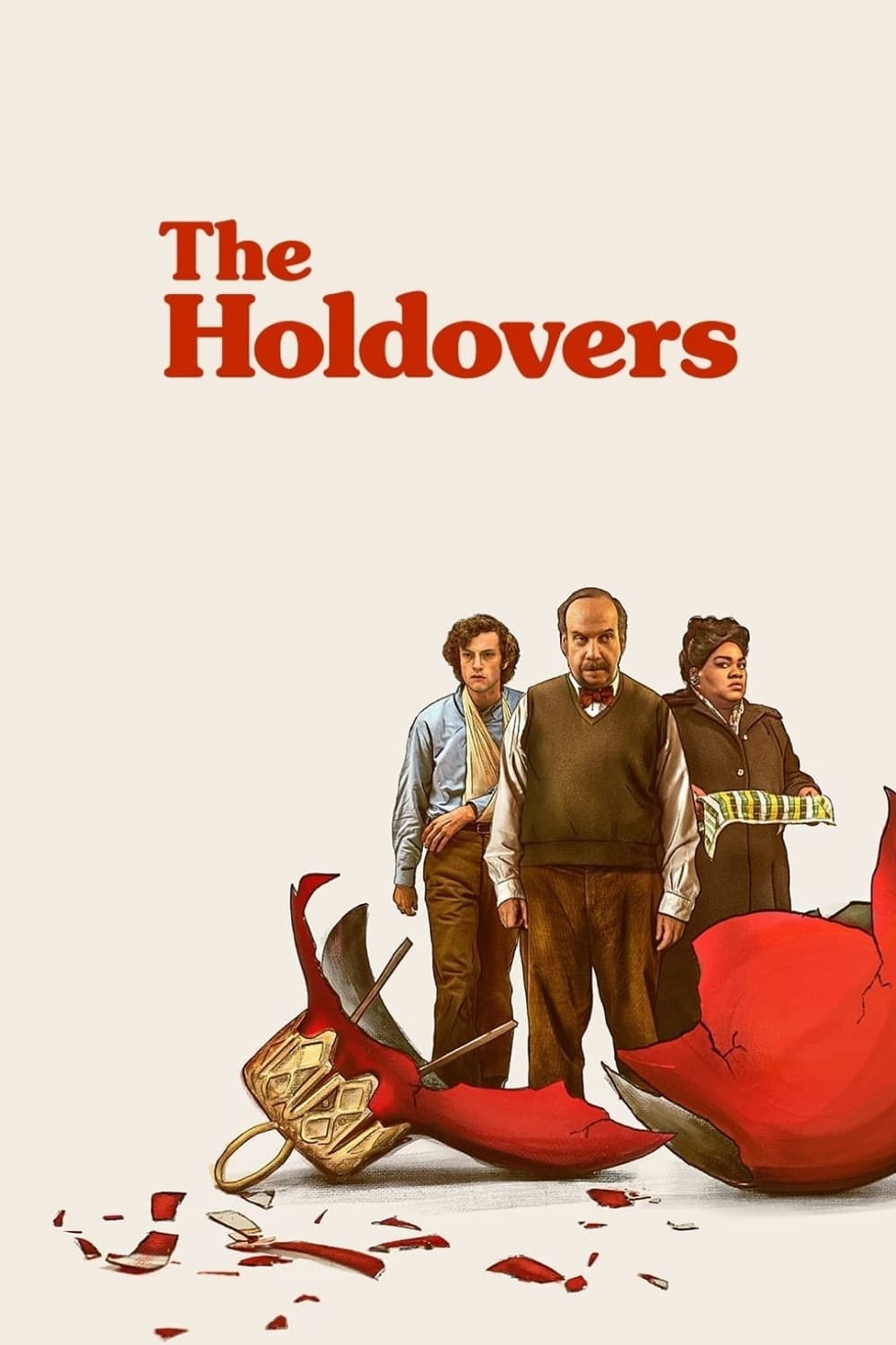 The Holdovers Hindi Dubbed Movie Poster (2023)
