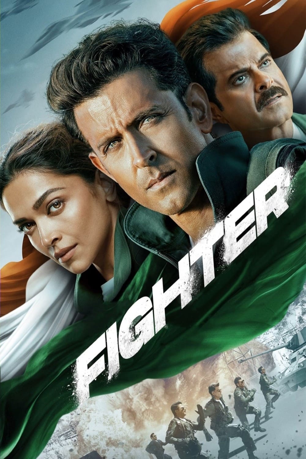 Fighter Hindi Dubbed Movie Poster (2024)