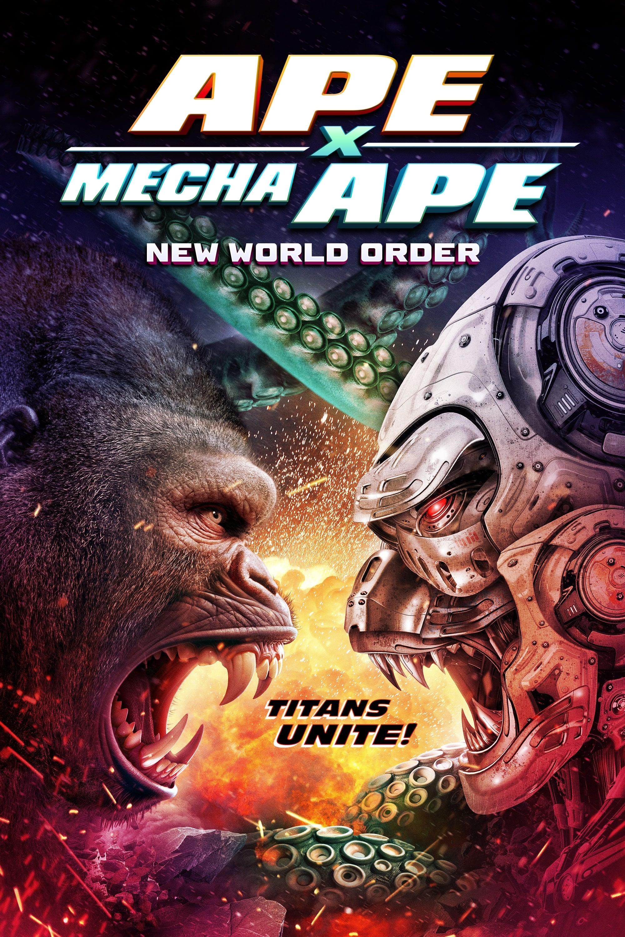 Ape X Mecha Ape: New World Order Hindi Dubbed Movie Poster (2024)