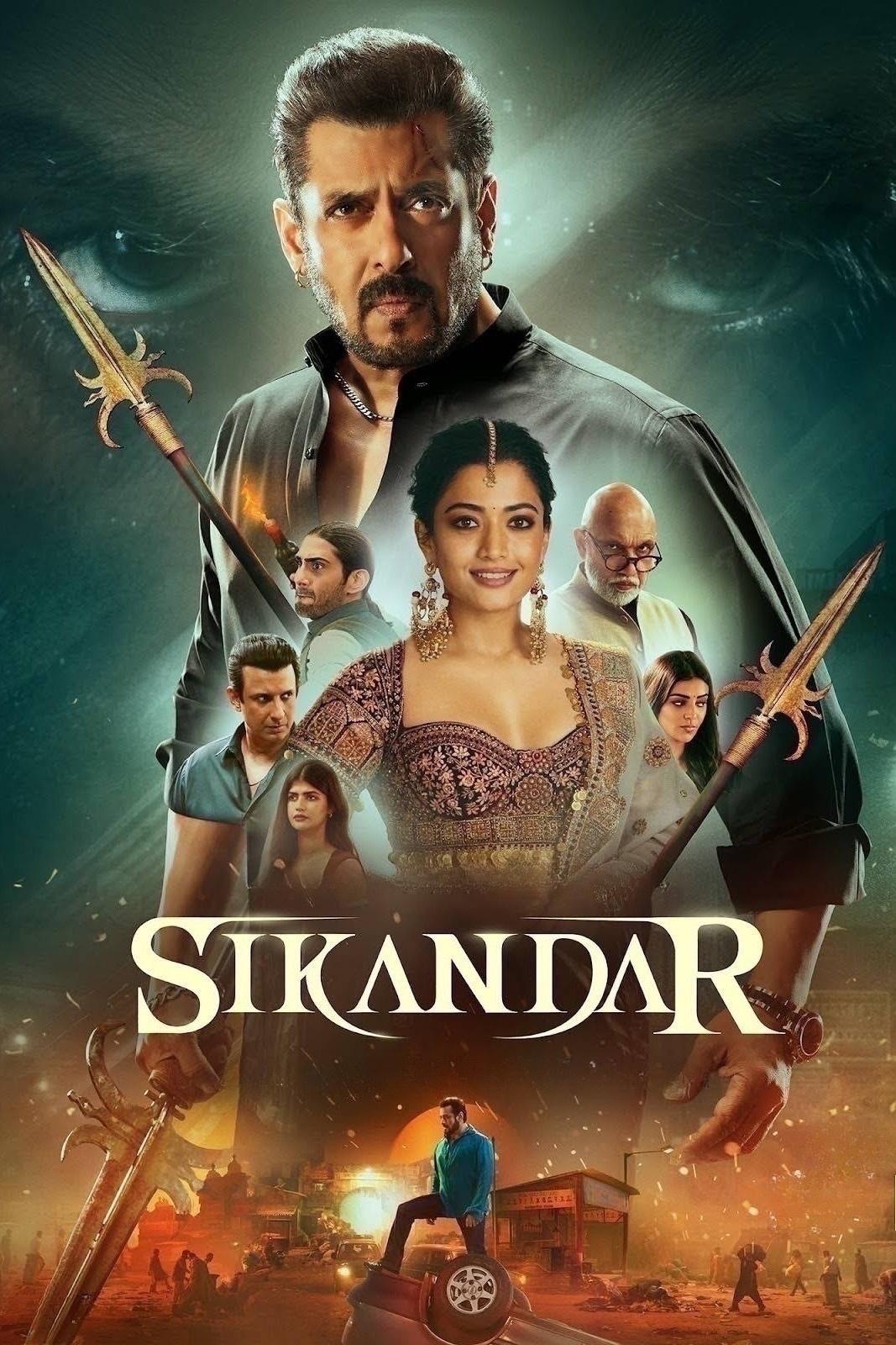 Sikandar Hindi Dubbed Movie Poster (2025)