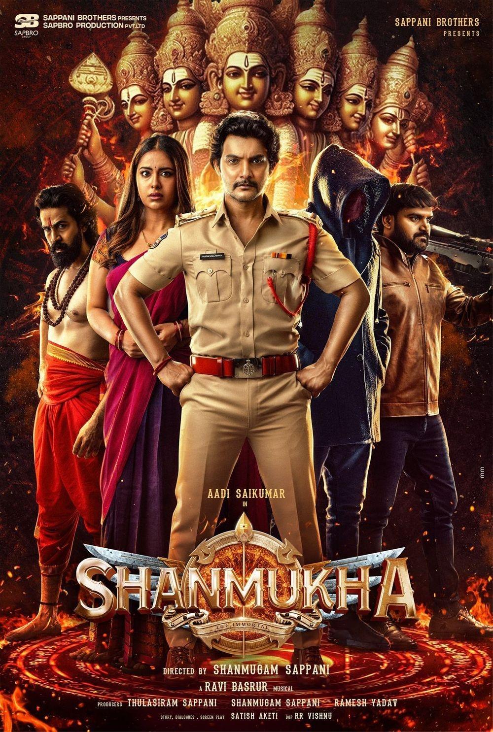 Shanmukha Hindi Dubbed Movie Poster (2025)