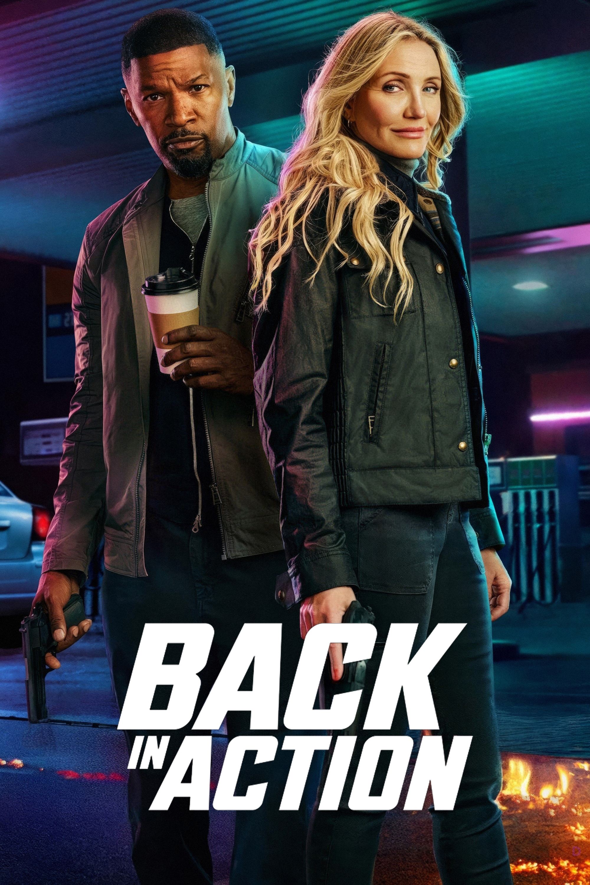 Back in Action Hindi Dubbed Movie Poster (2025)