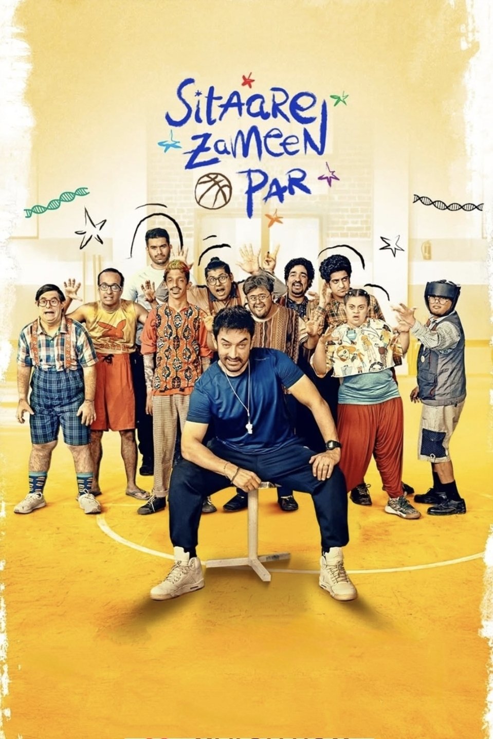 Sitaare Zameen Par Hindi Dubbed Movie Poster (2025)