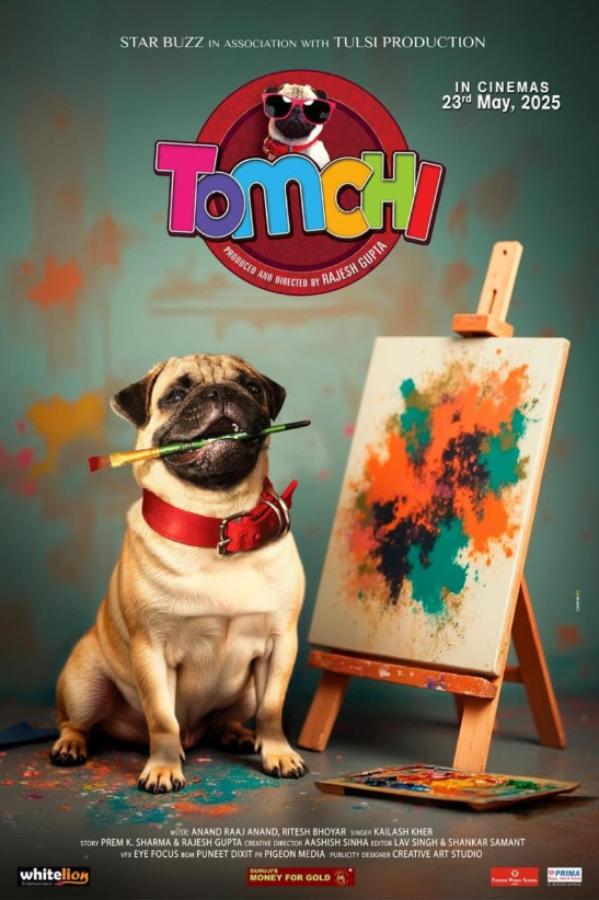 Tomchi Hindi Dubbed Movie Poster (2025)