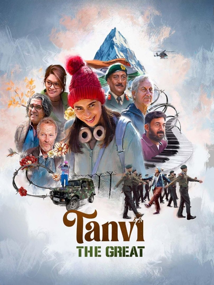 Tanvi the Great Hindi Dubbed Movie Poster (2025)