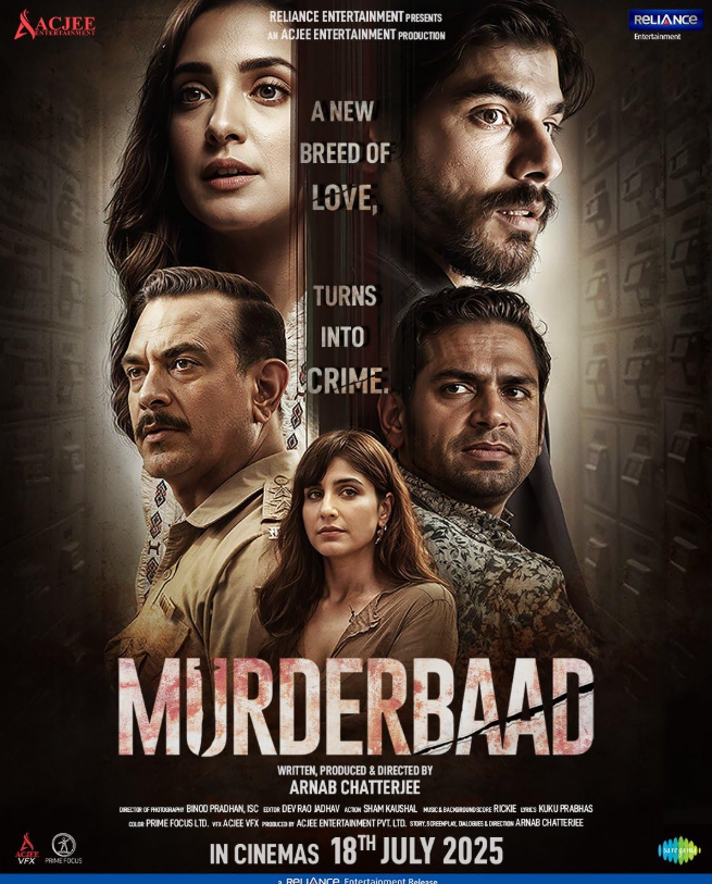 Murderbaad Hindi Dubbed Movie Poster (2025)