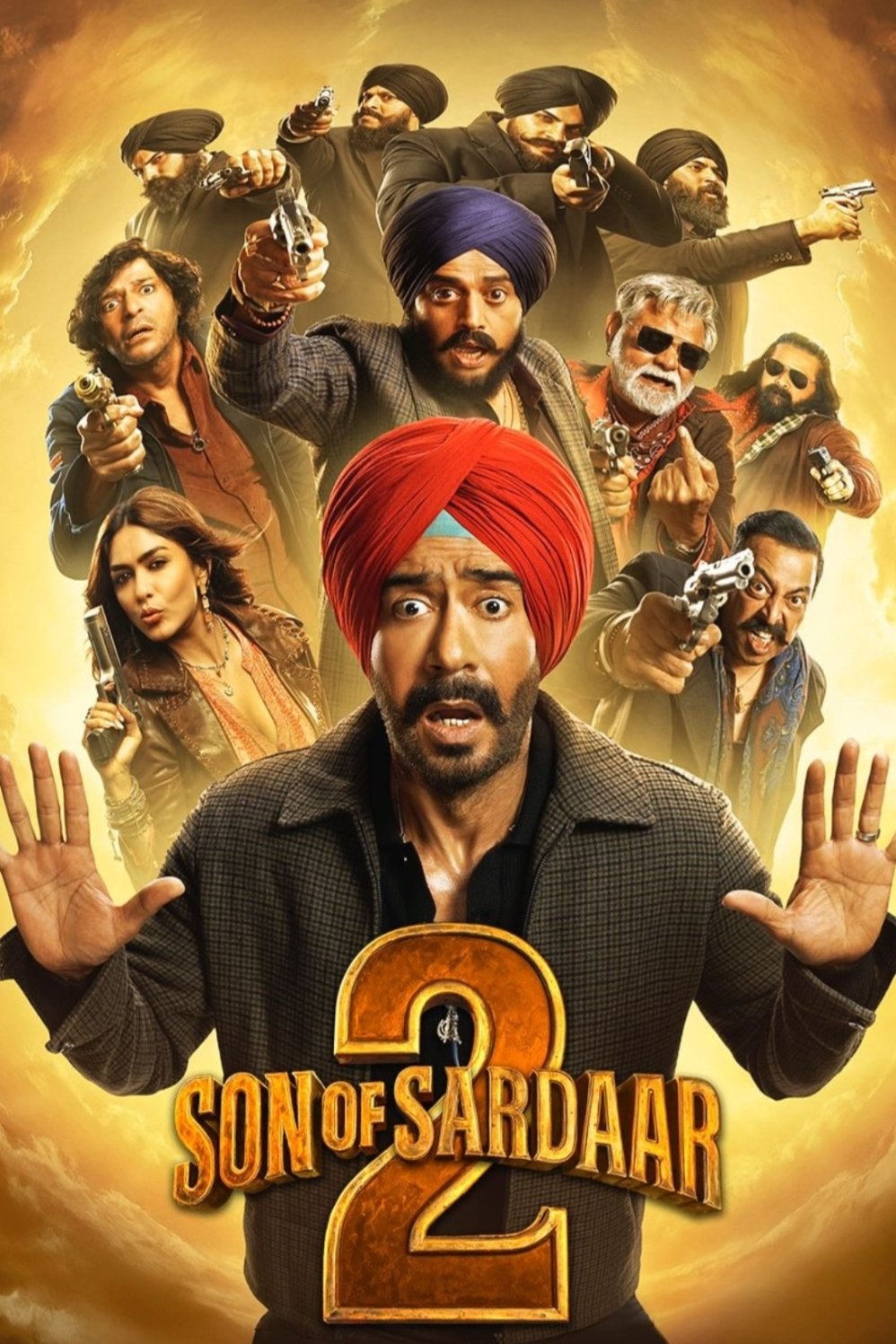 Son of Sardaar 2 Hindi Dubbed Movie Poster (2025)