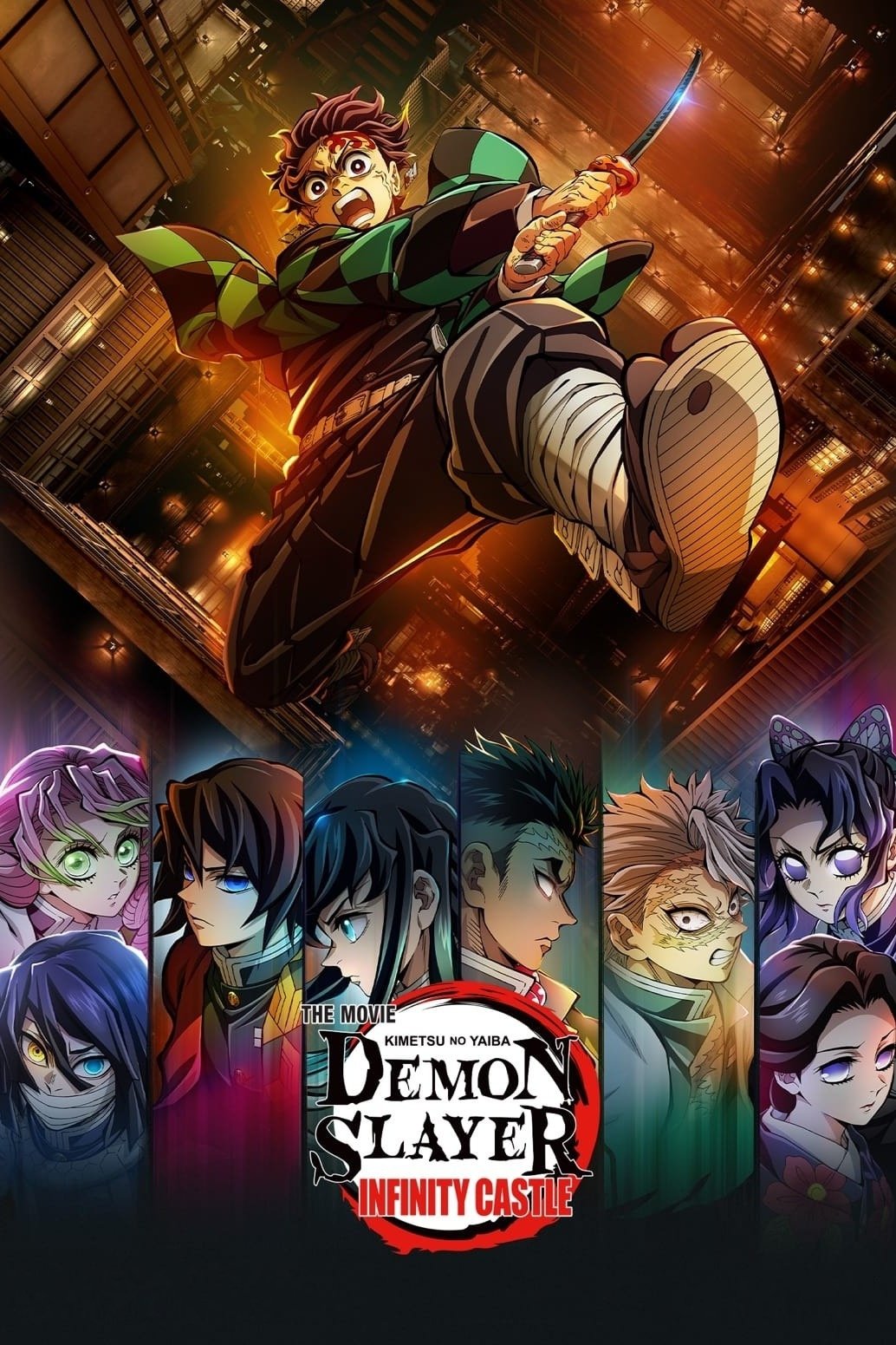 Demon Slayer: Kimetsu no Yaiba Infinity Castle Hindi Dubbed Movie Poster (2025)