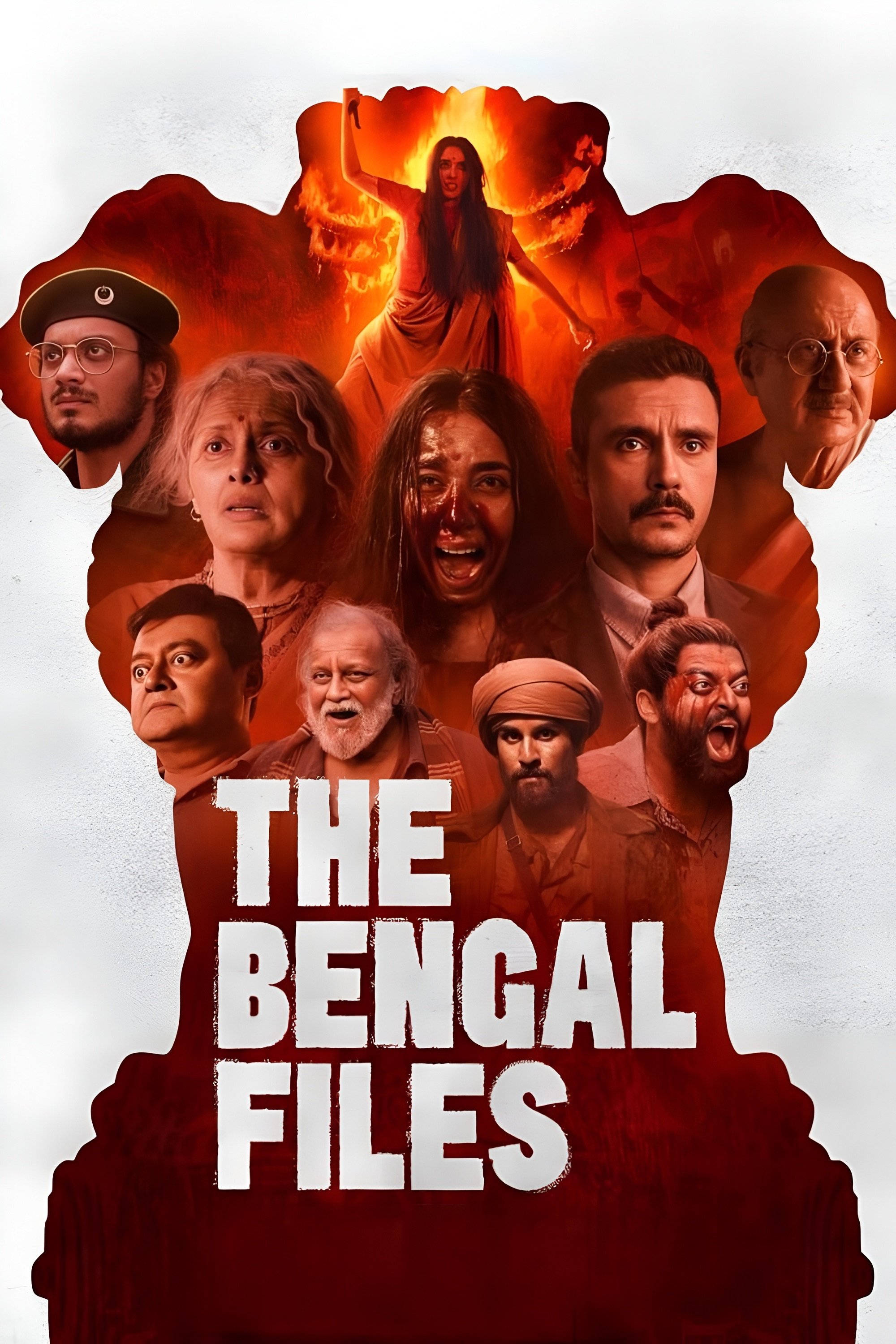 The Bengal Files Hindi Dubbed Movie Poster (2025)