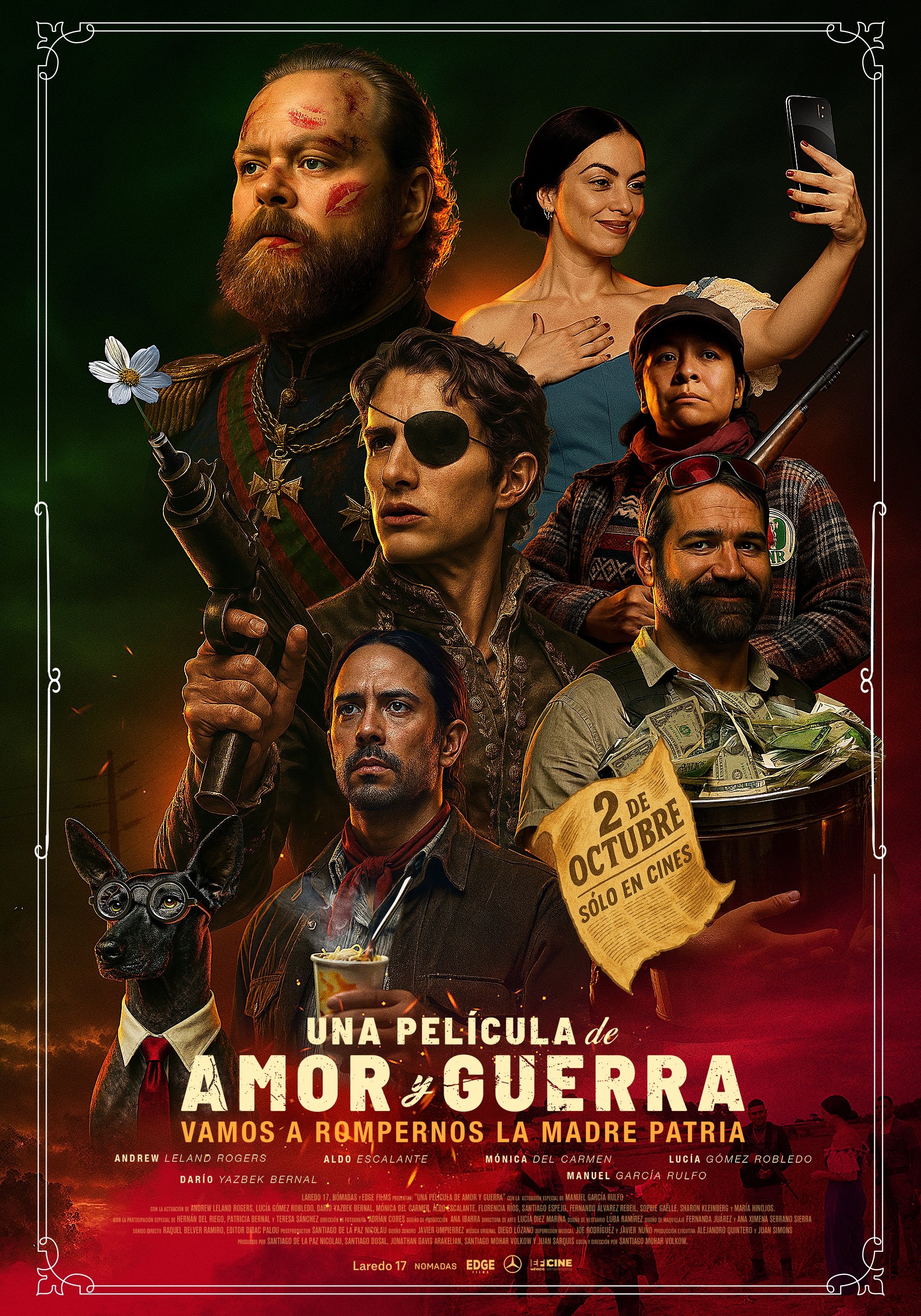Una Película de Amor y Guerra Hindi Dubbed Movie Poster (2025)
