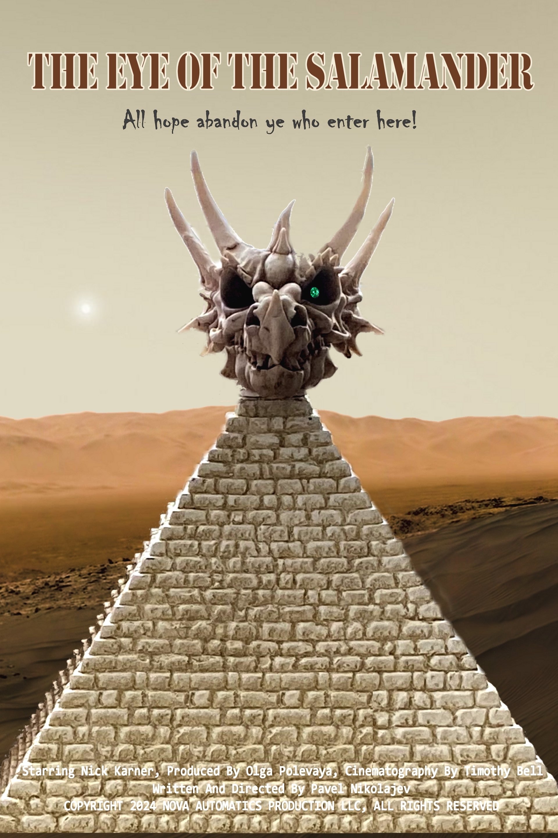 The Eye of the Salamander Hindi Dubbed Movie Poster (2024)